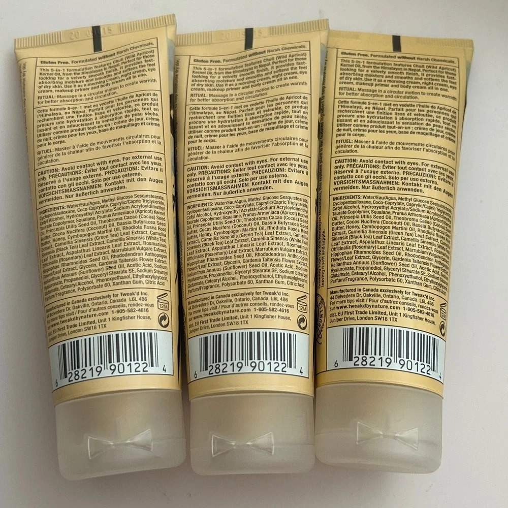 Tweakd Wild Summer Apricot Face & Body Cream TRIO | 3 fl.oz. each | SEALED